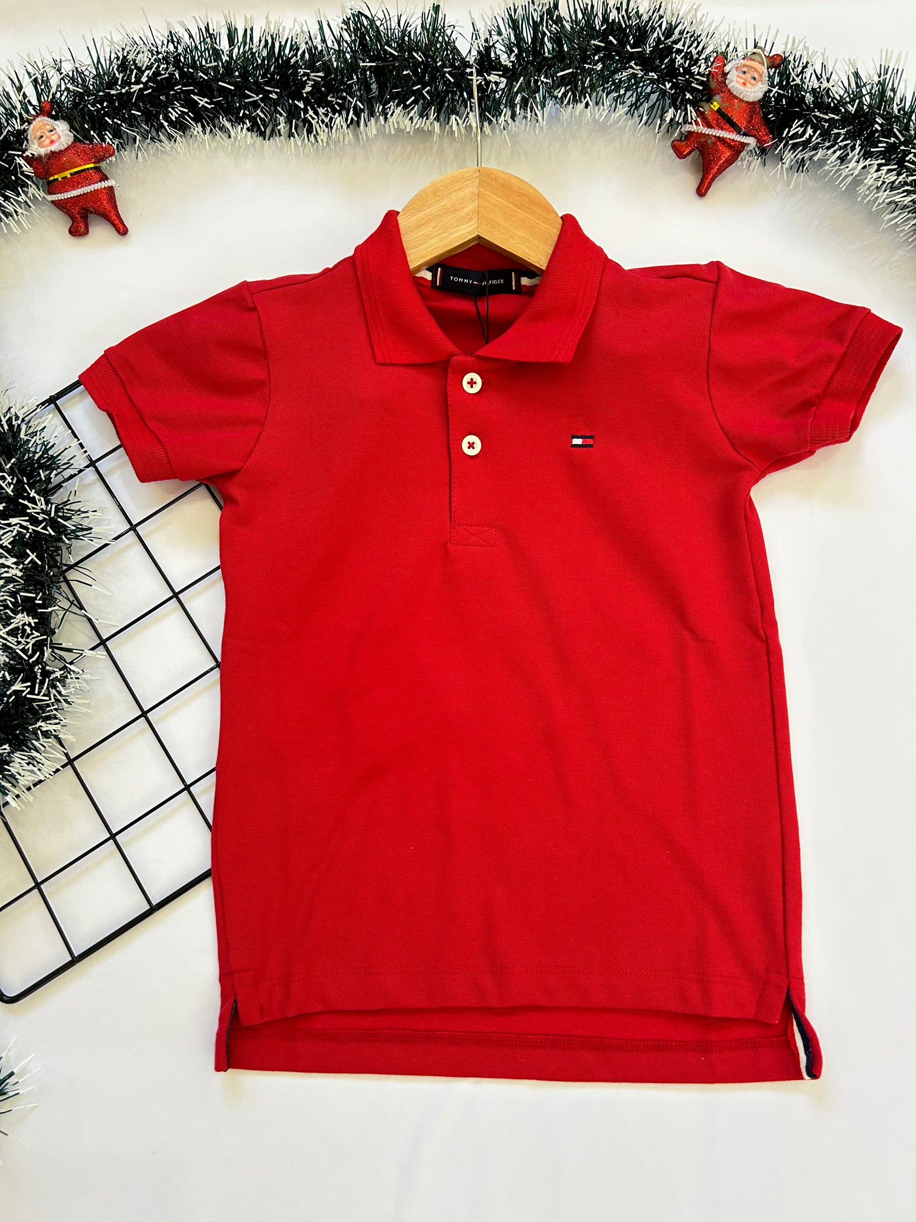 Camiseta Polo TH Infantil- Última Peça