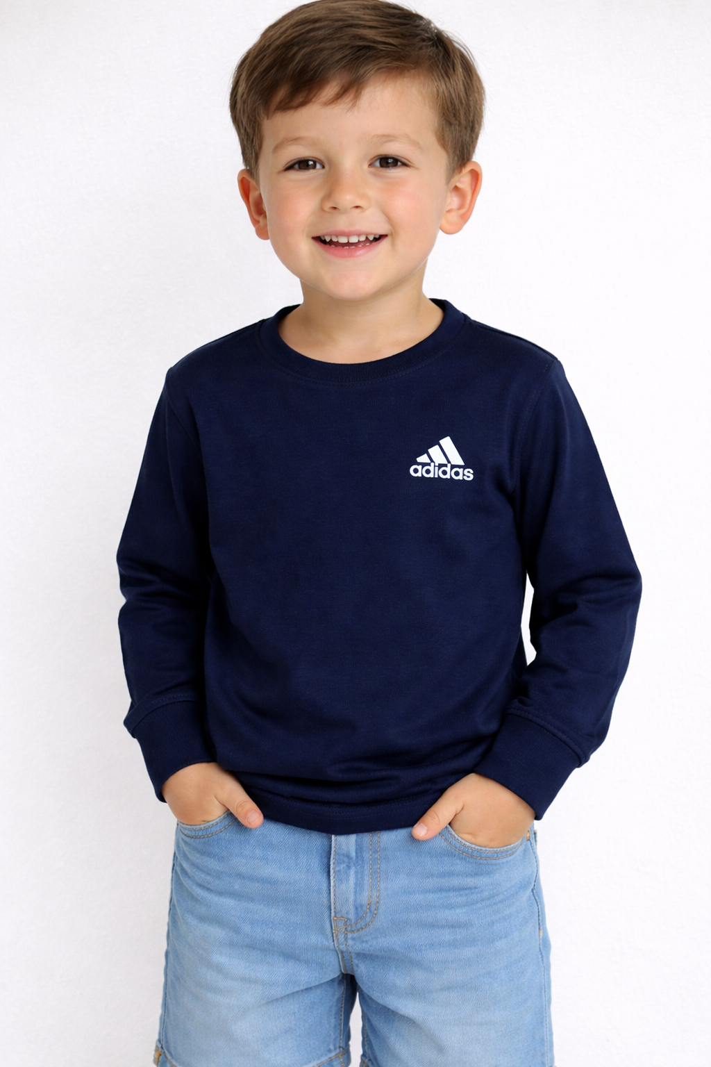 Camiseta ADD Manga Longa Algodão Infantil - Ultima peça