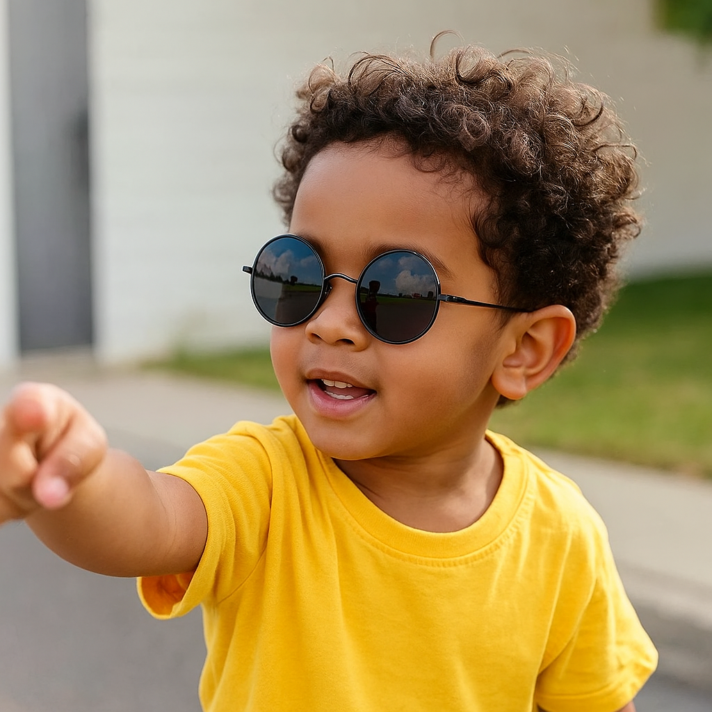 Óculos Round Infantil – Estilo e Segurança