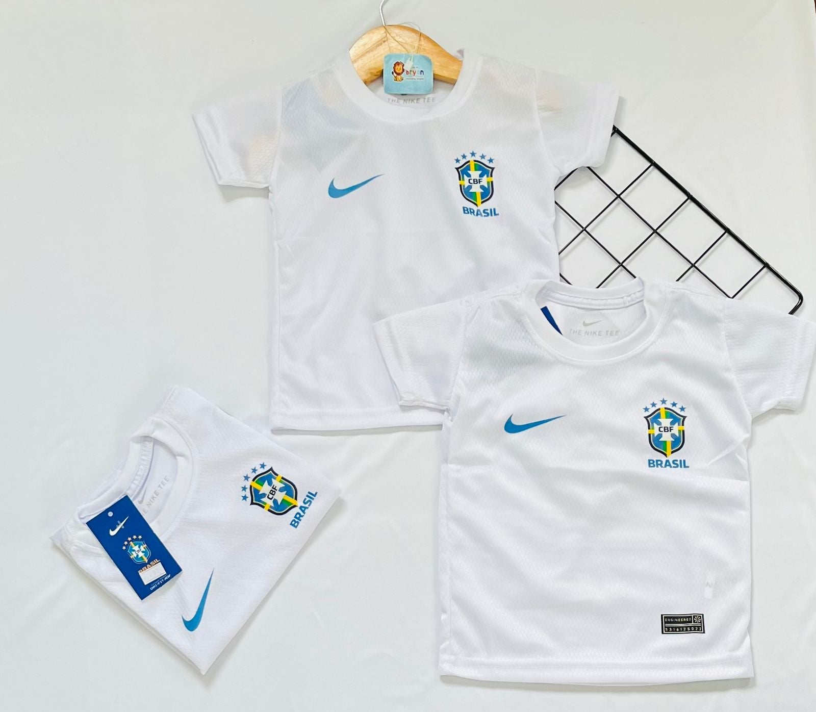 Camiseta do Brasil Dry Fit Nk Infantil