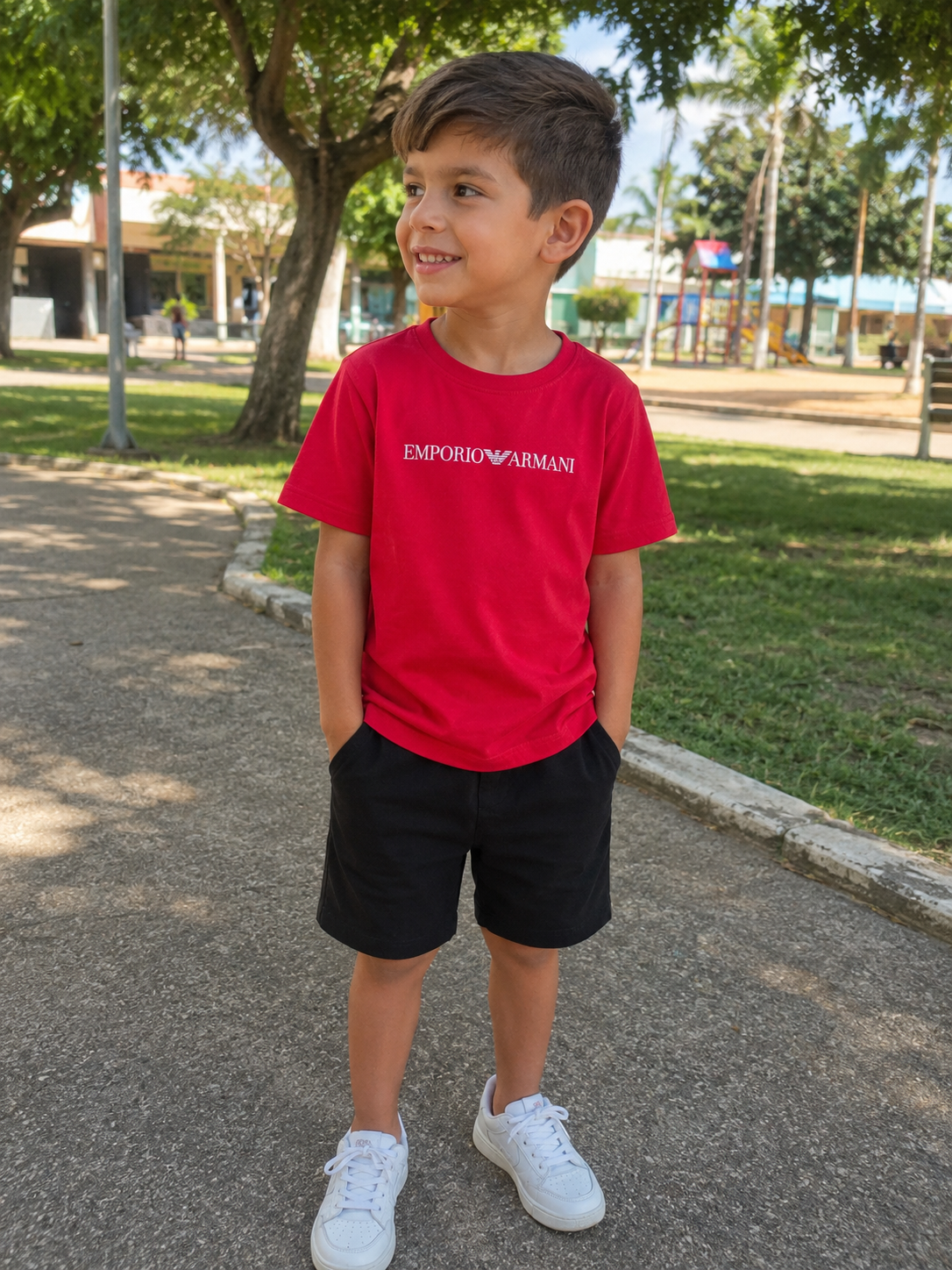 Camiseta EA7 Infantil -Última Peça
