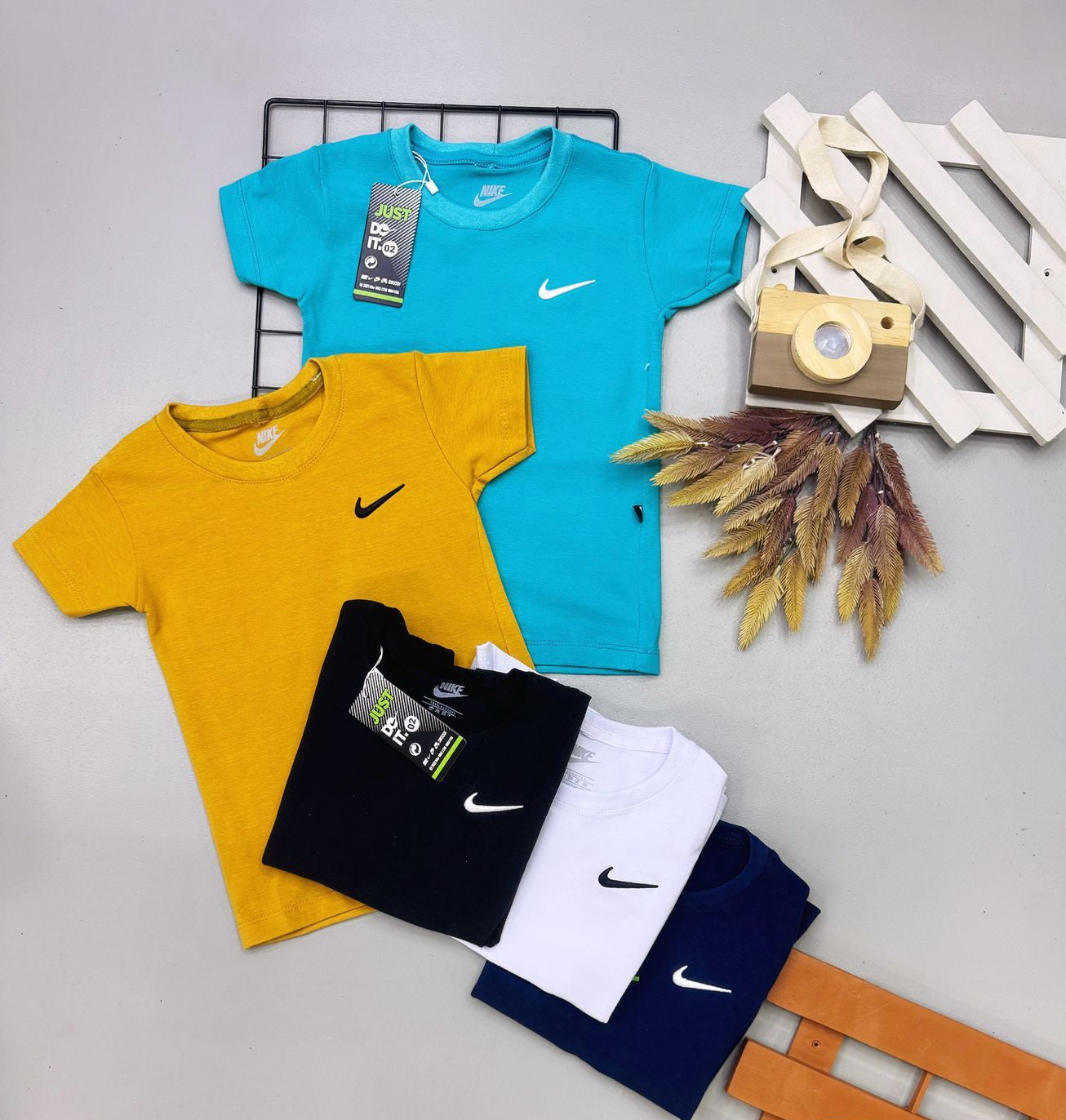 Camiseta básica Infantil NK- última peça