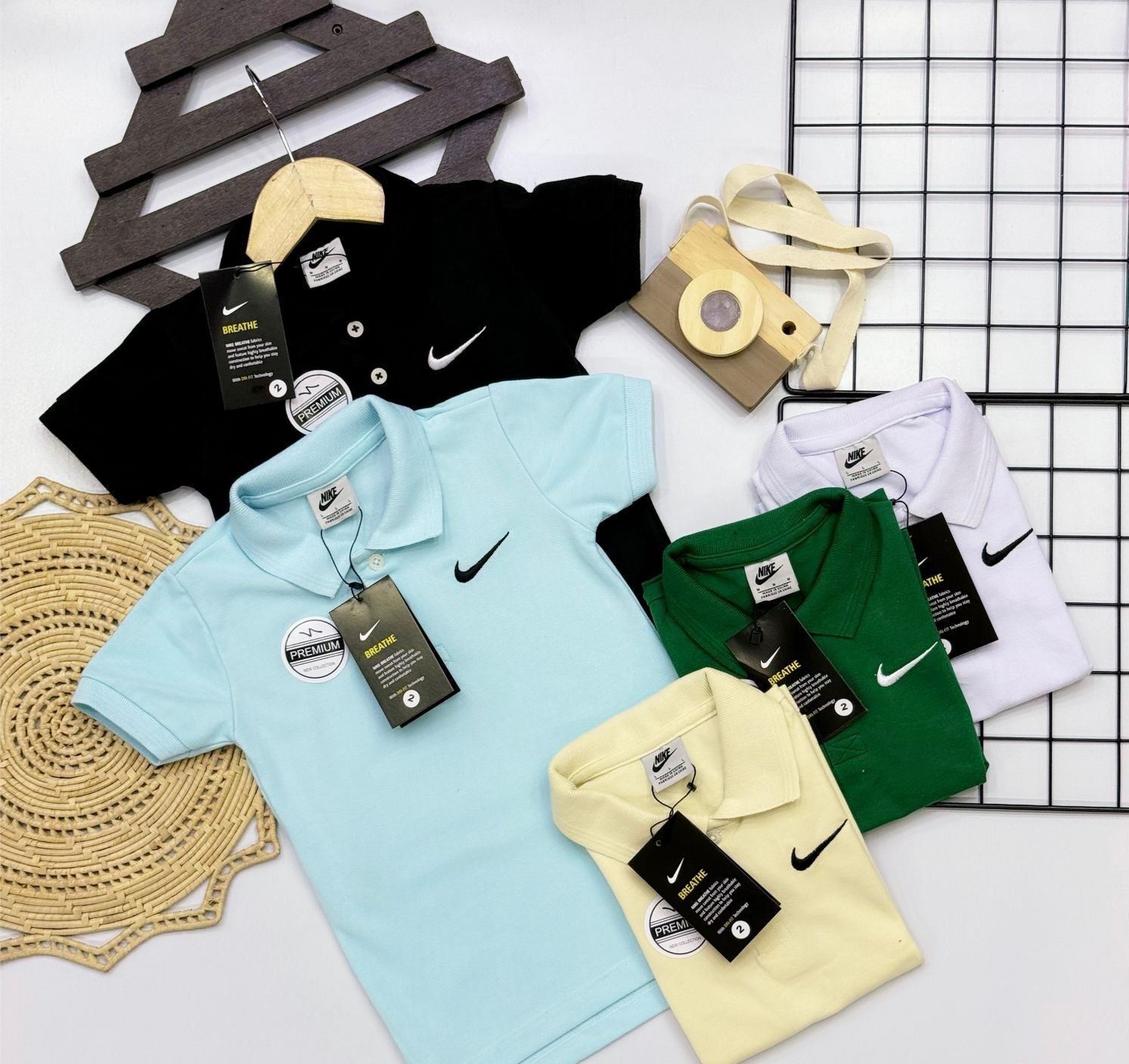 Camiseta Polo NK Infantil - Última Peça