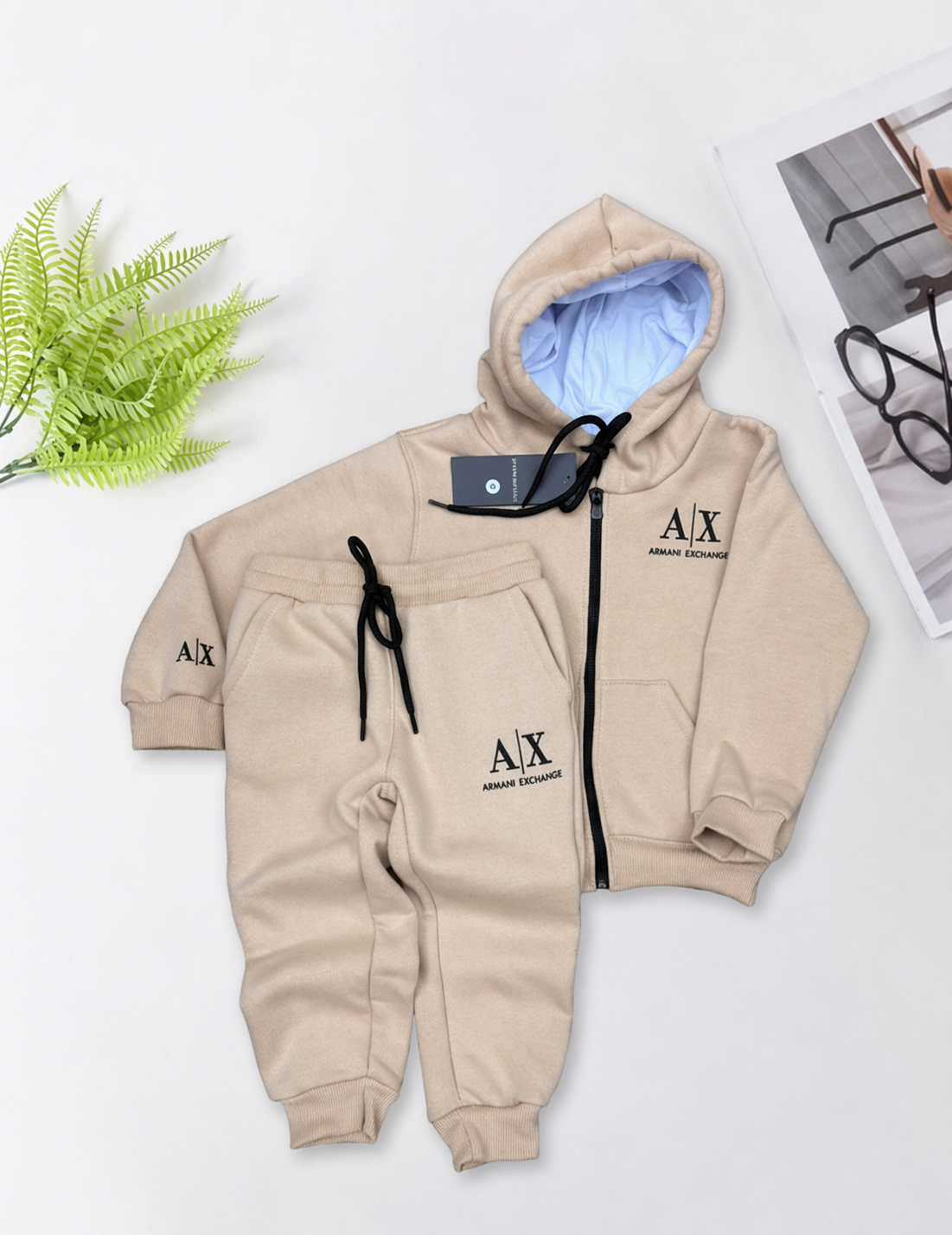 Conjunto Moletom EA7 Infantil
