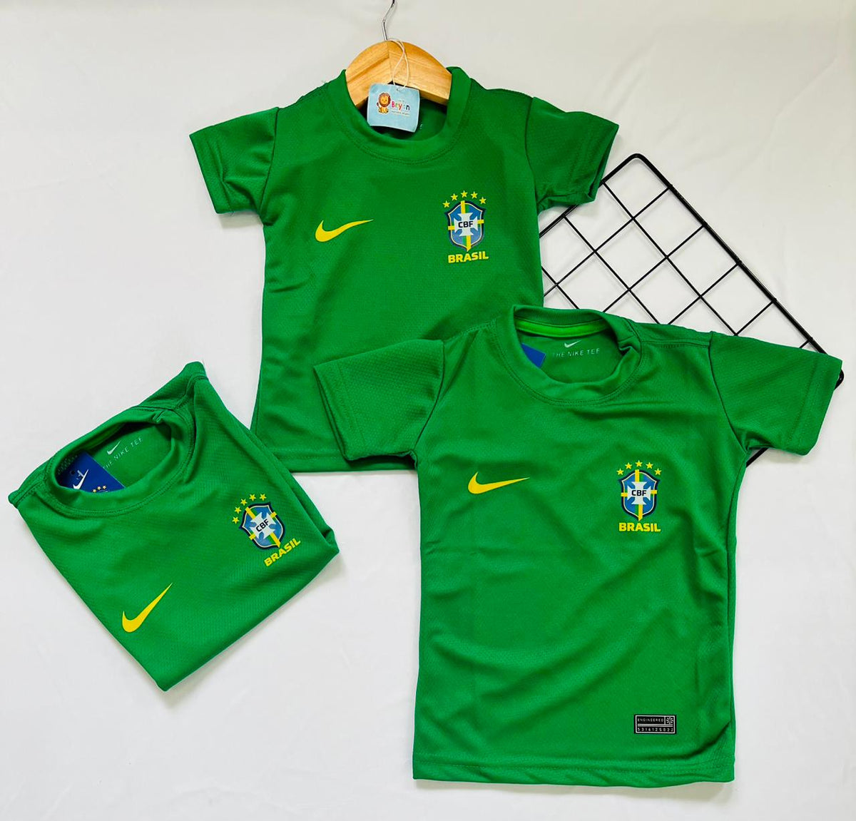 Camiseta do Brasil Dry Fit NK 2026 Infantil