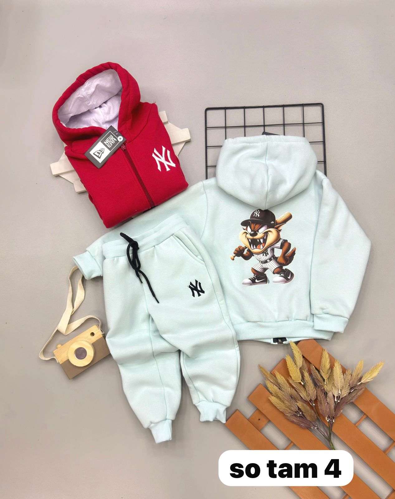 Conjunto Moletom NEW Personagem Tazmania Infantil