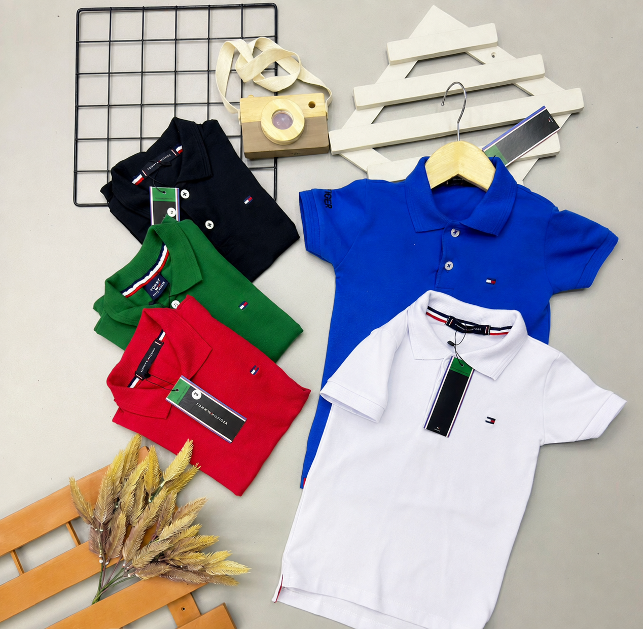 Camiseta Polo TH Infantil Última peça