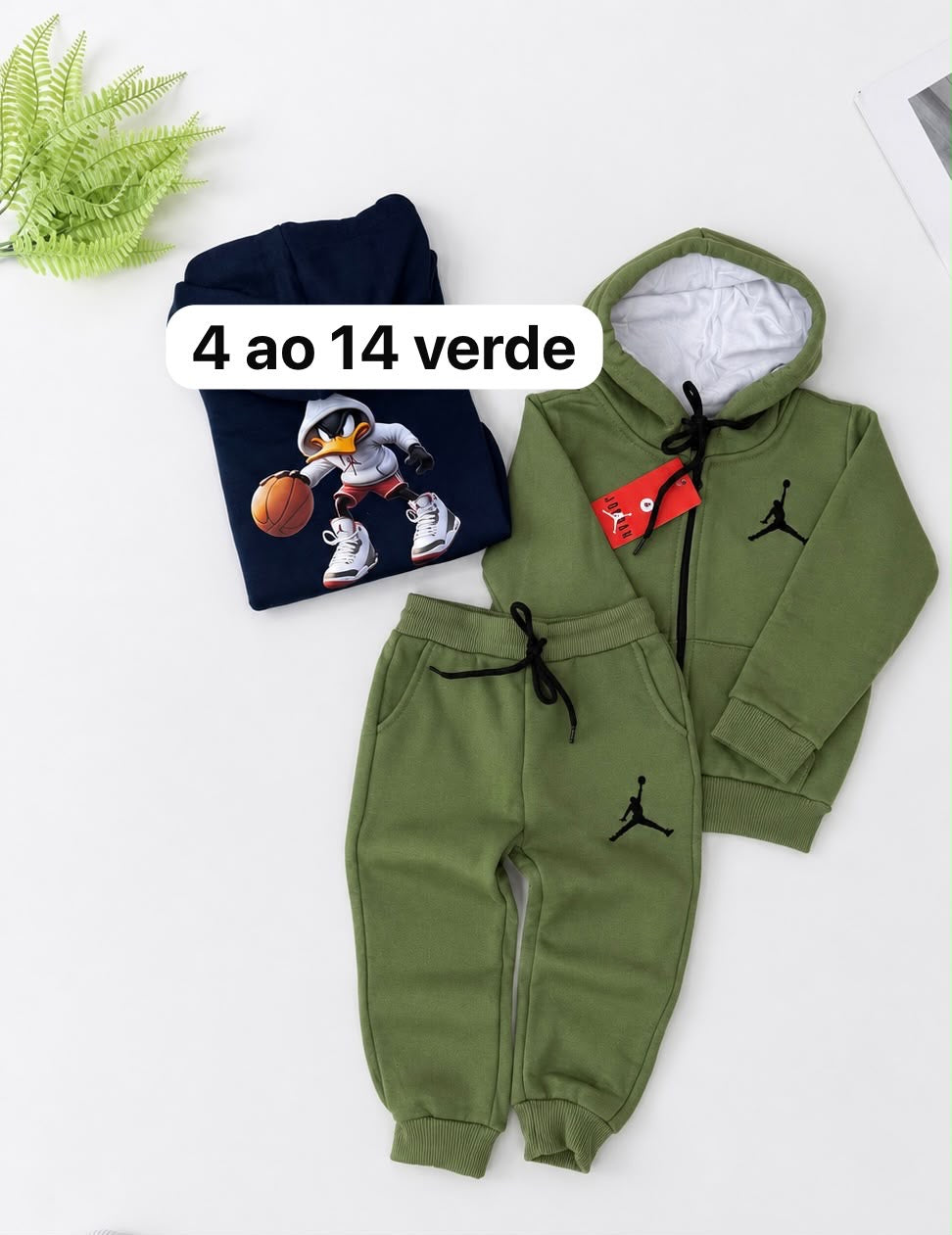 Conjunto Moletom NK Personagem Infantil