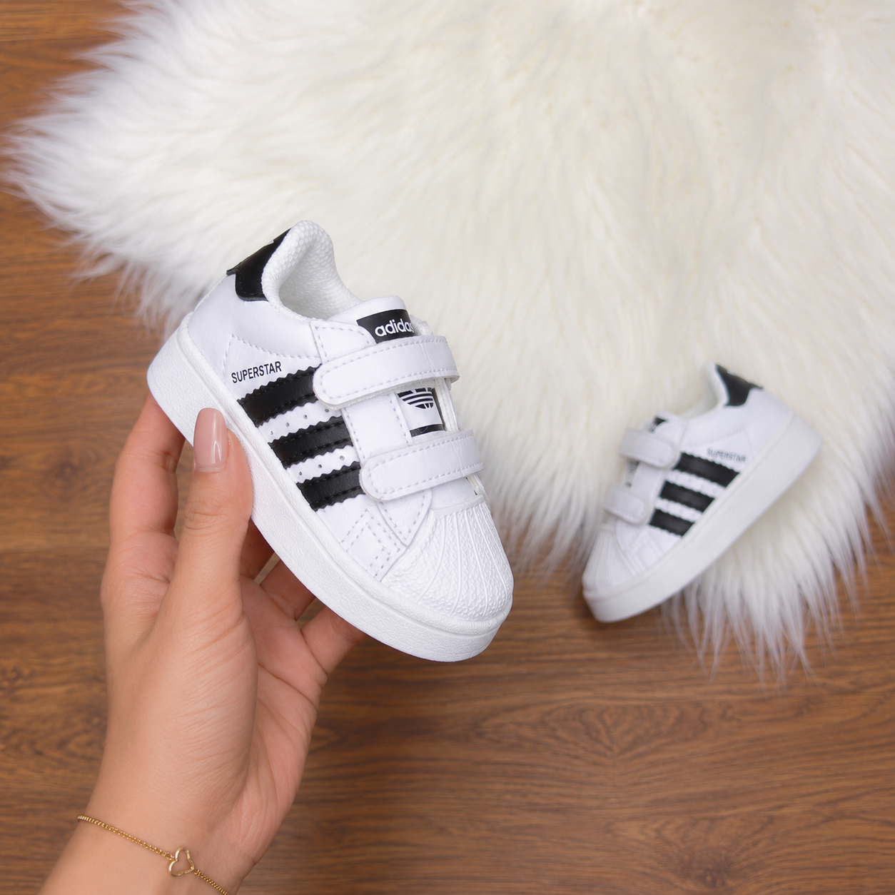 Tênis ADD SuperStar Velcro Baby - Lançamento 2026