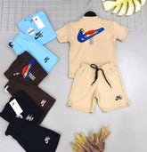 Conjunto Malhão Verão Suedine NK  Infantil