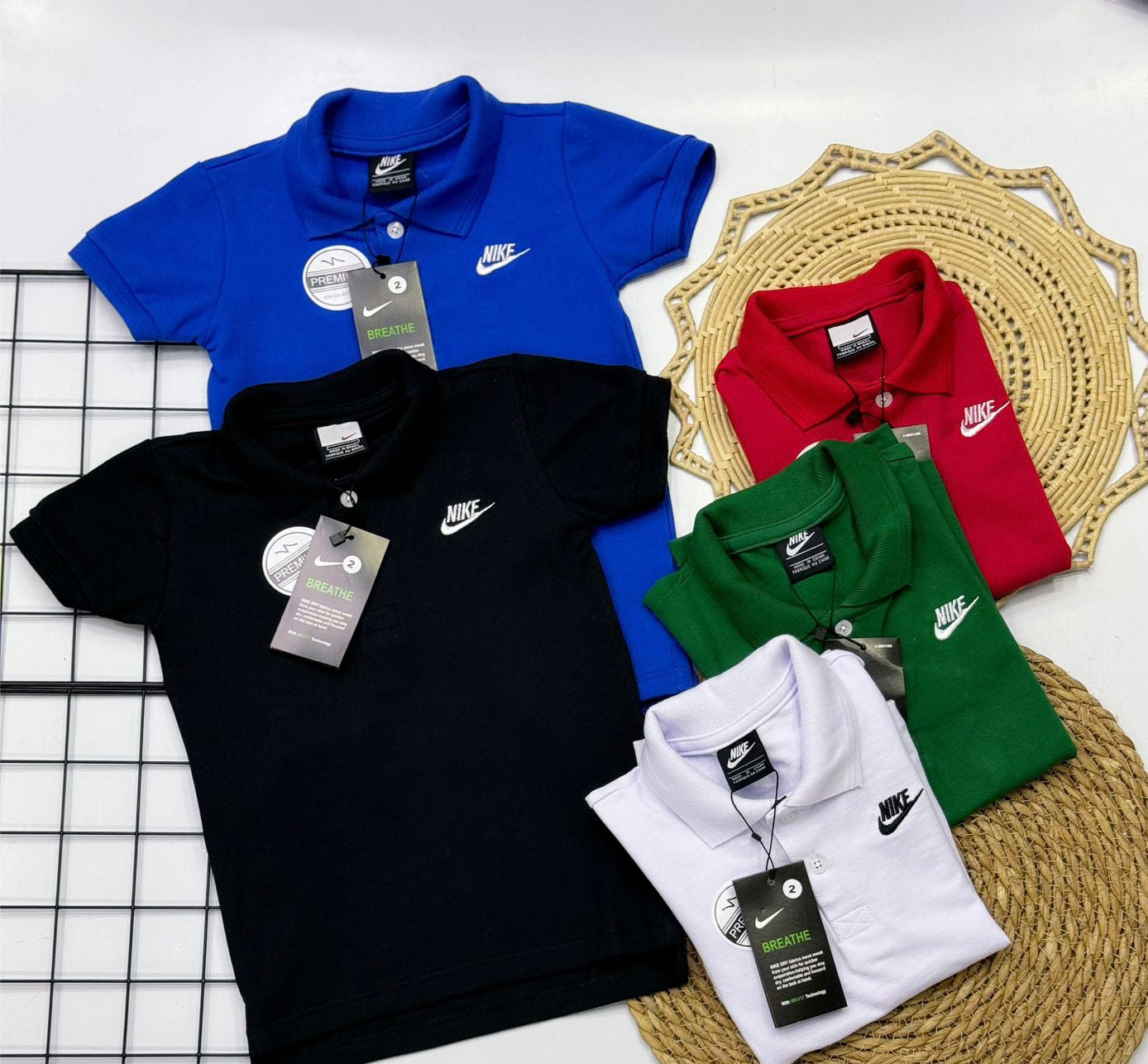 Camiseta Polo NK Infantil- última peça