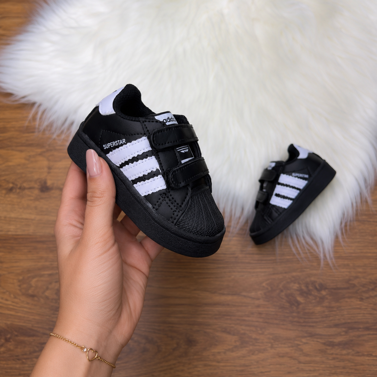 Tênis ADD SuperStar Velcro Baby - Lançamento 2026