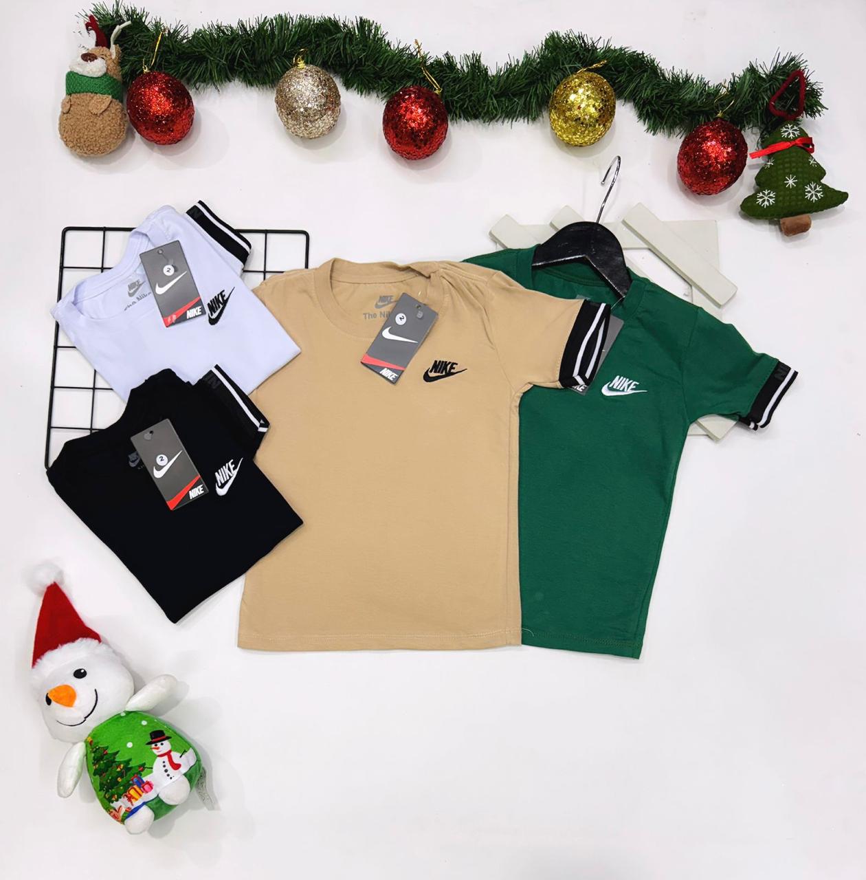 Camiseta NK Detalhe Básica Infantil - Última Peça