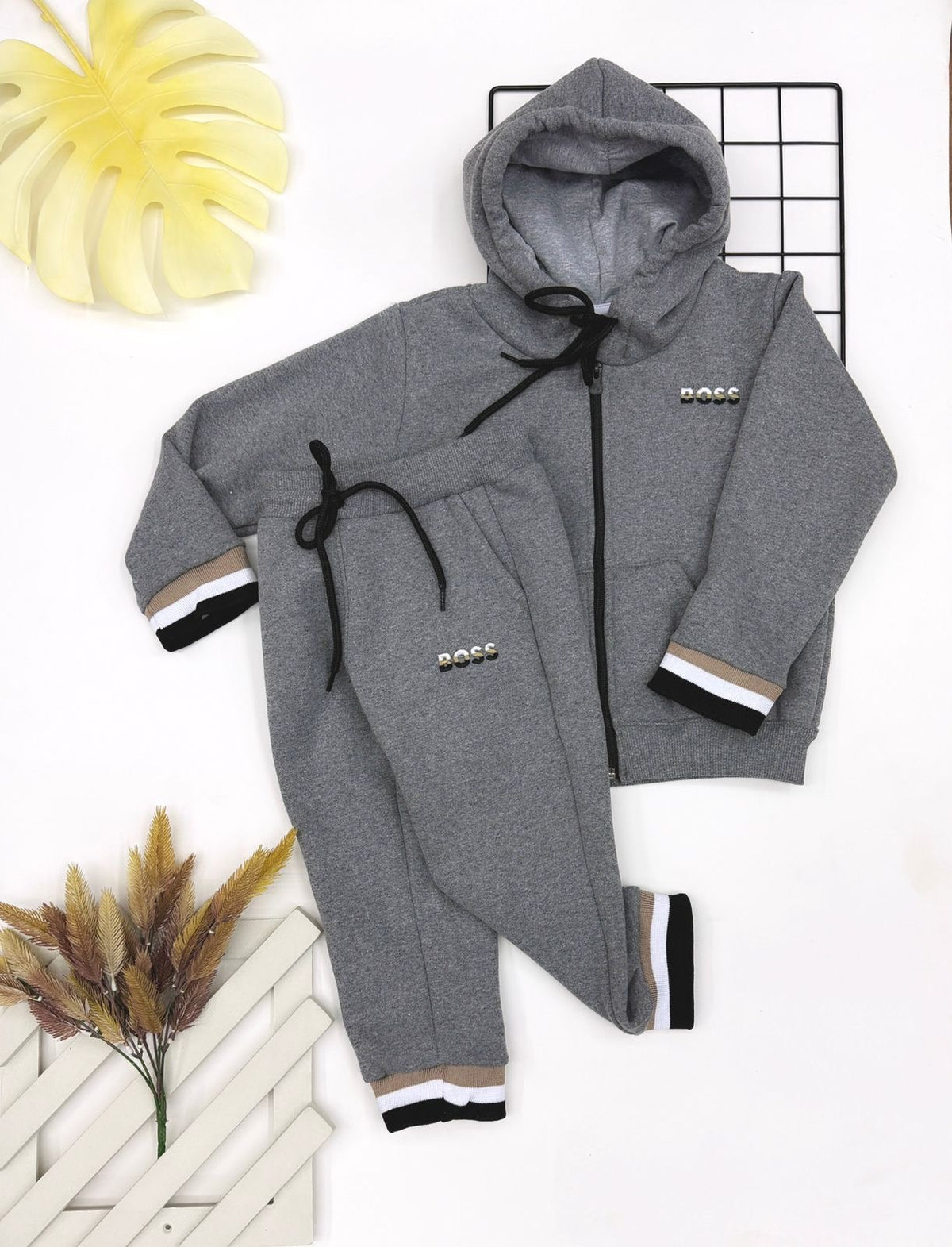 Conjunto Moletom HB Listra Infantil- última peça
