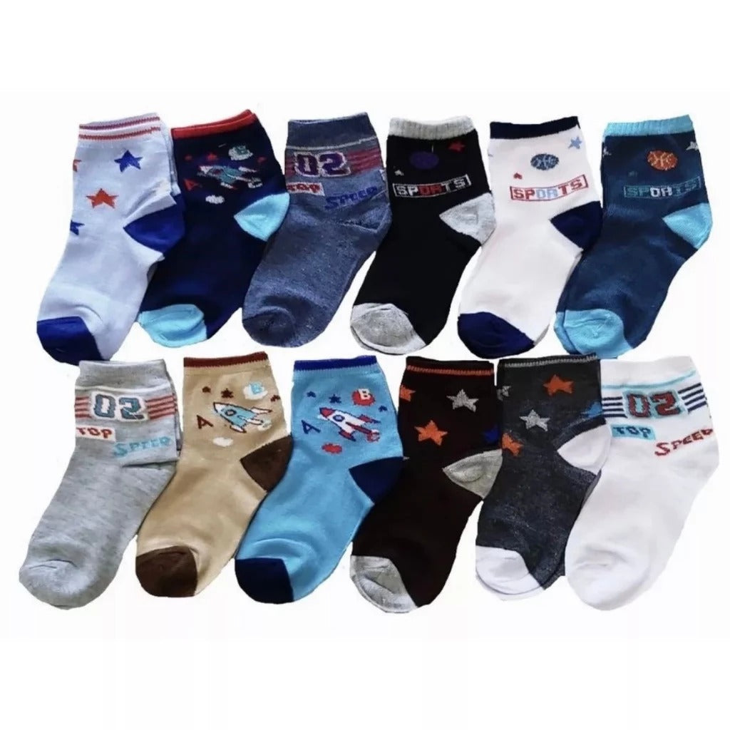 Kit 3 Pares de Meia Infantil Menino- Super Promoção!