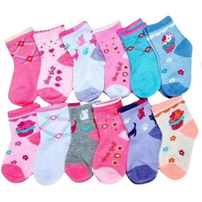 Kit 3 Pares de Meia Infantil Menina - Super Promoção!