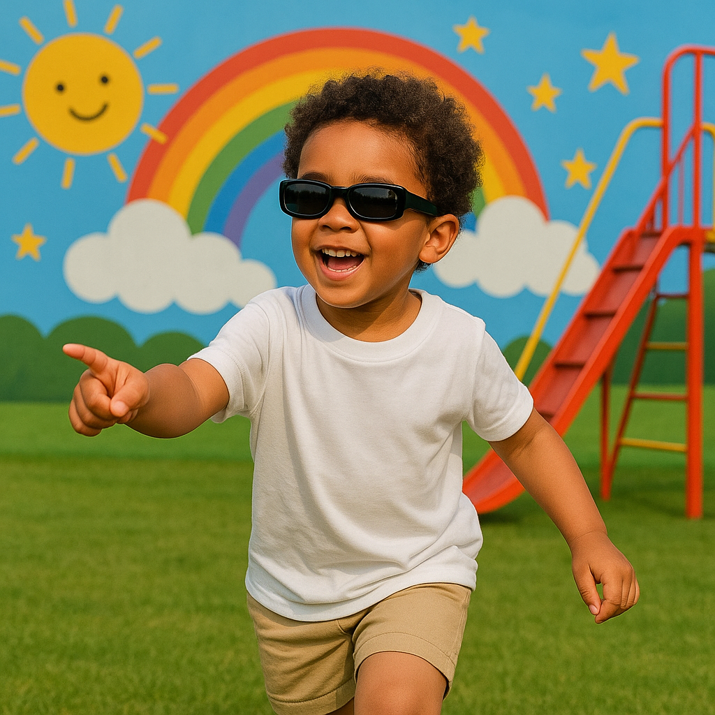 Kit 2 Óculos Retro Infantil - Estilo e Segurança