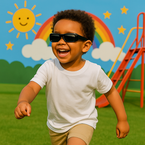 Kit 2 Óculos Retro Infantil - Estilo e Segurança