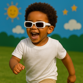 Kit 2 Óculos Retro Infantil - Estilo e Segurança