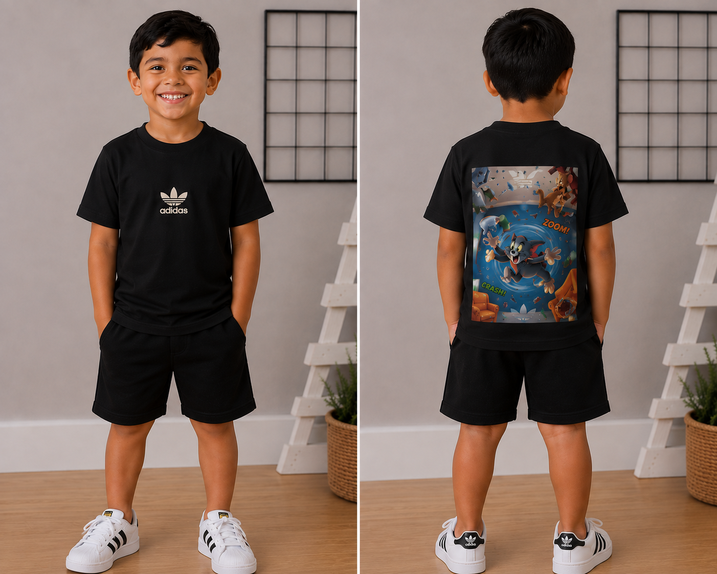 Camiseta Tom e Jerry ADD Infantil