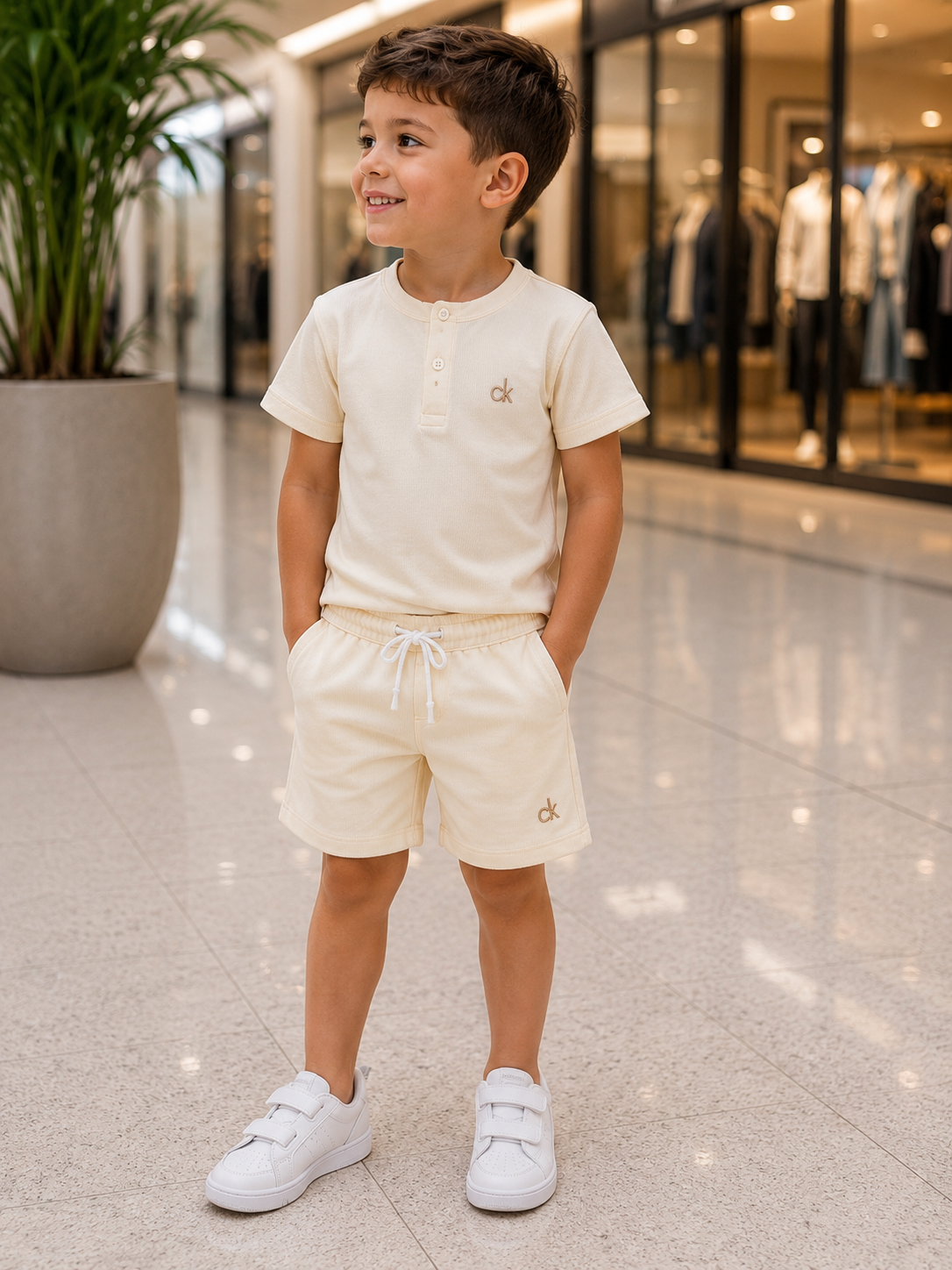 Conjunto Suedine CK Infantil