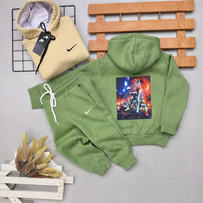 Conjunto Moletom NK Infantil Estampa Cr7