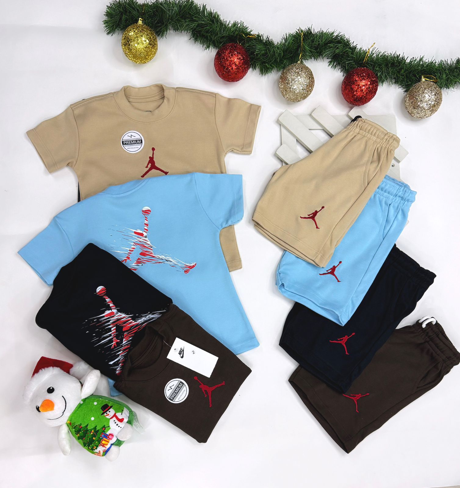 Conjunto Malhão Verão Suedine NK infantil